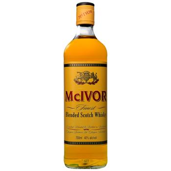 Віскі McIvor Finest Blended Scotch Whisky 40% 0,7л