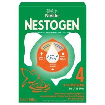 NESTLÉ® NESTOGEN® 4 Dry Milk Mixture with Lactobacilli L. Reuteri for Children from 18 Months 600g - buy, prices for Auchan - photo 2