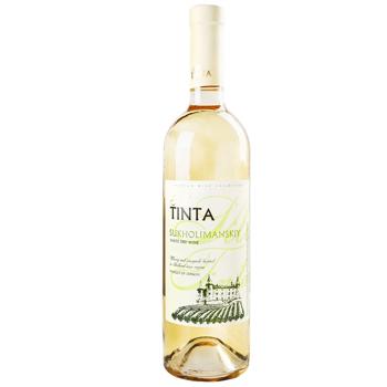 Villa Tinta Sukholimanskiy White Dry Wine 11-12% 0.75l - buy, prices for MegaMarket - photo 1