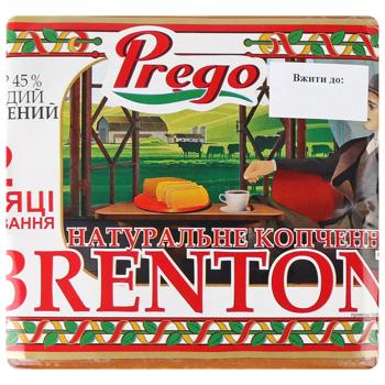 Сир Новгород-Сіверський твердий копчений Brenton Prego 45 % (94820006851883) - купити, ціни на Епіцентр FOOD - фото 2