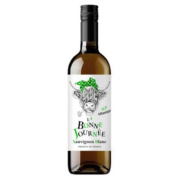 Вино La Bonne Journee Sauvignon IGP Atlantique белое сухое 0,75л - купить, цены на Идеал - фото 1