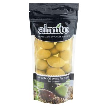 Almito Greek Whole In Brine Olives 250ml - buy, prices for NOVUS - photo 1