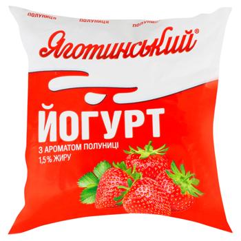 Йогурт Яготинський Полуниця 1,5% 400г