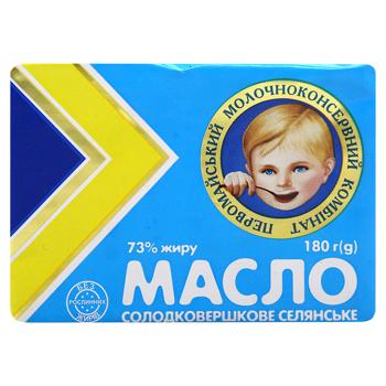Pervomaiskyi MKK Selianske Sweet Cream Butter 73% 180g - buy, prices for MegaMarket - photo 3