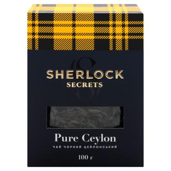 Чай чорний Sherlock Secrets Pure Ceylon крупнолистовий 100г - купити, ціни на MasterZoo - фото 3