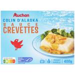 Риба Auchan з соусом із креветок заморожена 400г