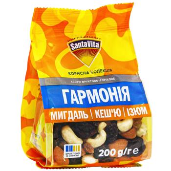 Асорті SantaVita Гармонія фруктово-горіхове 200г - купити, ціни на КОСМОС - фото 3
