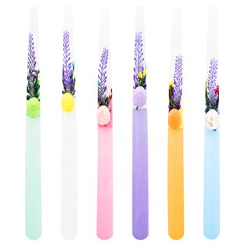 Cone Easter Candle with Decor 27.5cm