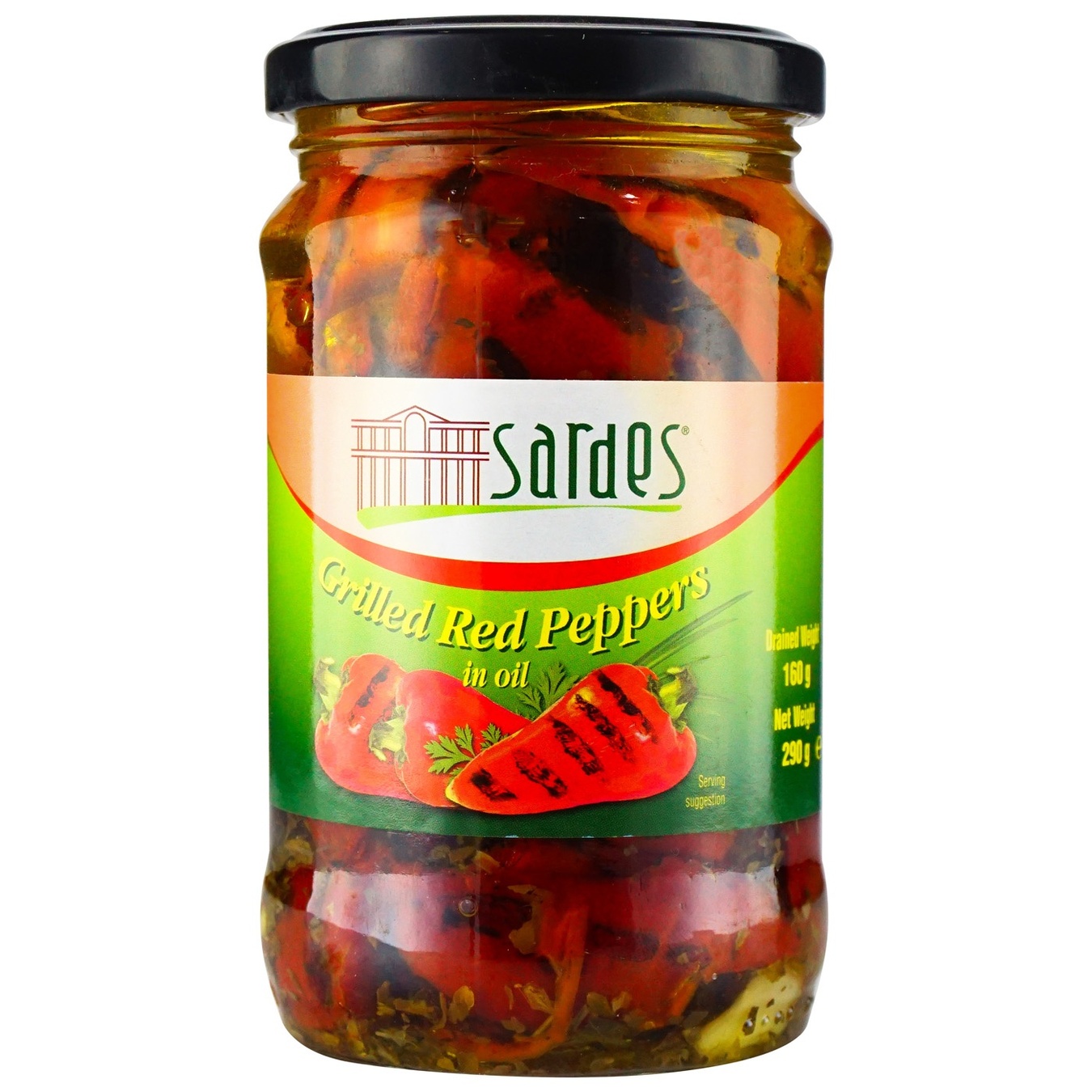 

Перец красный Sardes на гриле 290г