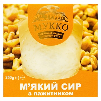 Сыр Мукко мягкий с пажитником 250г - купить, цены на Auchan - фото 2