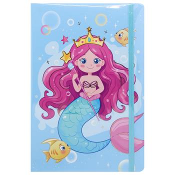 Блокнот на гумці Malevaro Mermaid А5 80 аркушів - купити, ціни на Таврія В - фото 2