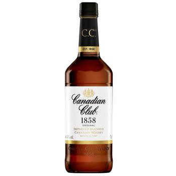 Віскі Canadian Club 5 років 40% 0,7л - купити, ціни на AlcoHub - фото 1