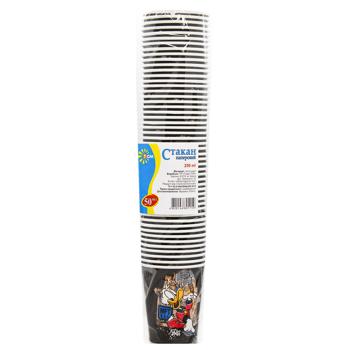 ТСM Paper Glass 250ml 50pcs - buy, prices for MegaMarket - photo 2