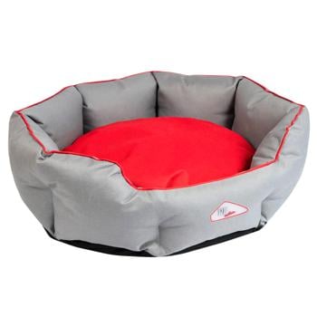 Pryroda Bospohorus Animal Bed Grey-Crimson 95х78х24cm - buy, prices for MasterZoo - photo 2