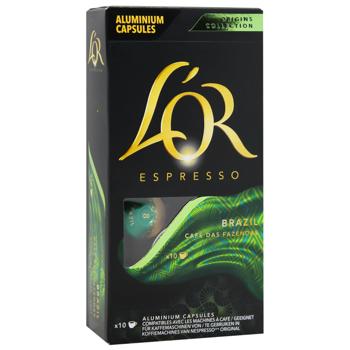 L'Or Espresso Brazil Coffee Capsules 5.2g*10pcs