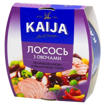 Лосось Kaija с овощами в пикантном соусе 220г - купить, цены на Auchan - фото 3