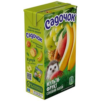 Напій соковий Садочок Мультифрукт 0,5л - купити, ціни на КОСМОС - фото 2