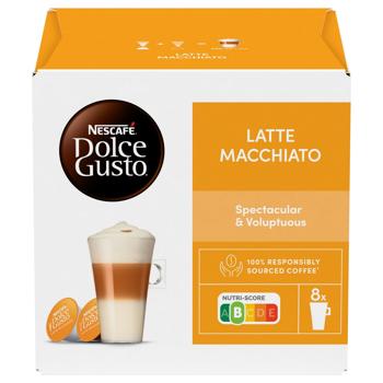 Кава в капсулах NESCAFÉ® DOLCE GUSTO® Latte Macchiato 183,2г 16шт - купити, ціни на NOVUS - фото 1