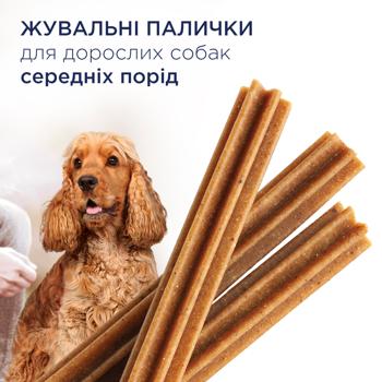 Лакомство для собак Club 4 Paws Dental Sticks палочки для средних пород 77г - купить, цены на MasterZoo - фото 2