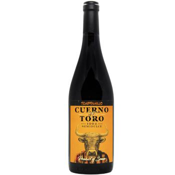 Вино Cuerno del Toro Vino Tinto Semidulce красное полусладкое 11,5% 0,75л - купить, цены на ULTRAMARKET - фото 1