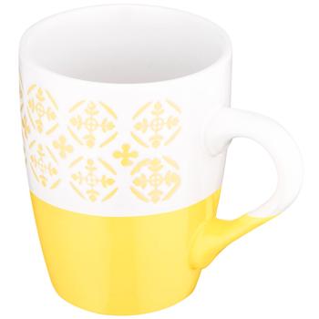 Чашка Ardesto Ornament AR3045YW керамика 320мл - купить, цены на - фото 2