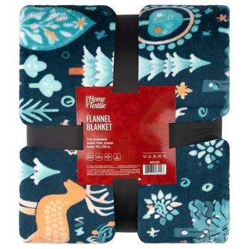 Плед Ardesto Christmas Flannel олені зелені 160*200см