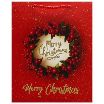 Пакет паперовий Angel Gifts Новорічний 26*32*10см - купити, ціни на За Раз - фото 5