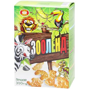 Biscuit Chocolate Zooland Cookies 300g - buy, prices for Supermarket "Kharkiv" - photo 1