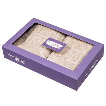 Homeline Towel Set 50x90cm 2pcs - buy, prices for METRO - photo 1