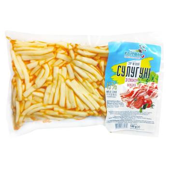 Сир Квітень Сулугуні м'який зі смаком бекону 45% 100г - купити, ціни на Чудо Маркет - фото 1