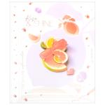 Mazhenta Diagonal Lined Notebook 12 Sheets