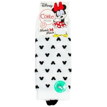 Conte Elegant Disney Women's Socks s.23 white - buy, prices for Za Raz - photo 1