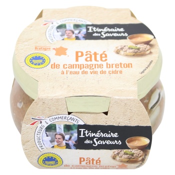 Itineraire des Saveurs Breton with Cider Pate 180g - buy, prices for COSMOS - photo 2