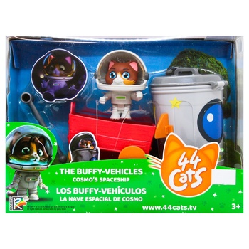 Іграшка 44 Cats Космо з транспортним засобом Іграшка 44 Cats Космо з транспортним засобом - купити, ціни на - фото 2