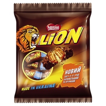 Конфеты NESTLÉ® LION® Стандарт вафельные 162г - купить, цены на METRO - фото 1