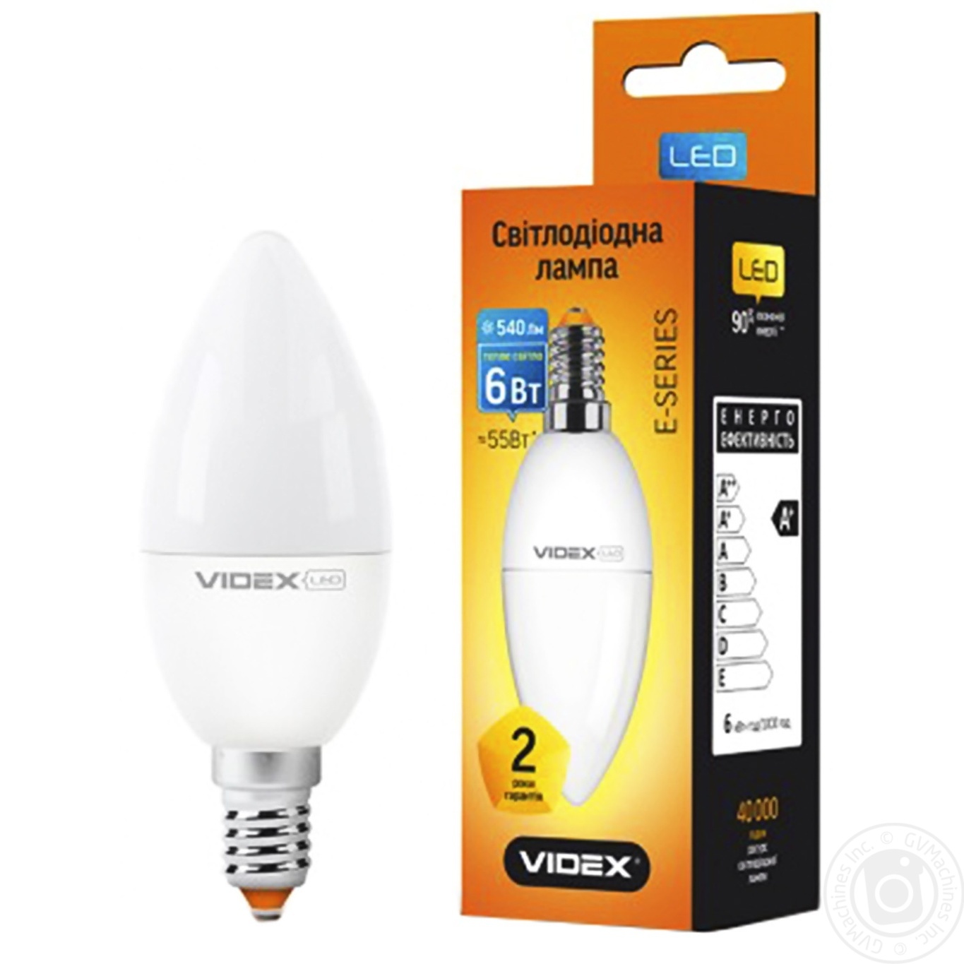 

Лампа светодиодная Videx 6W Е14 220V