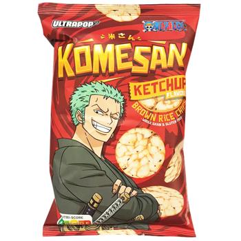 Чипсы рисовые Ultra Pop One Piece Кетчуп 60г - купить, цены на КОСМОС - фото 1