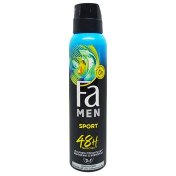 Fa Men Sport Green Citrus Spray Deodorant 150ml - buy, prices for Auchan - photo 1