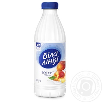 Йогурт Белая линия персик 1,5% 900г - купить, цены на - фото 1
