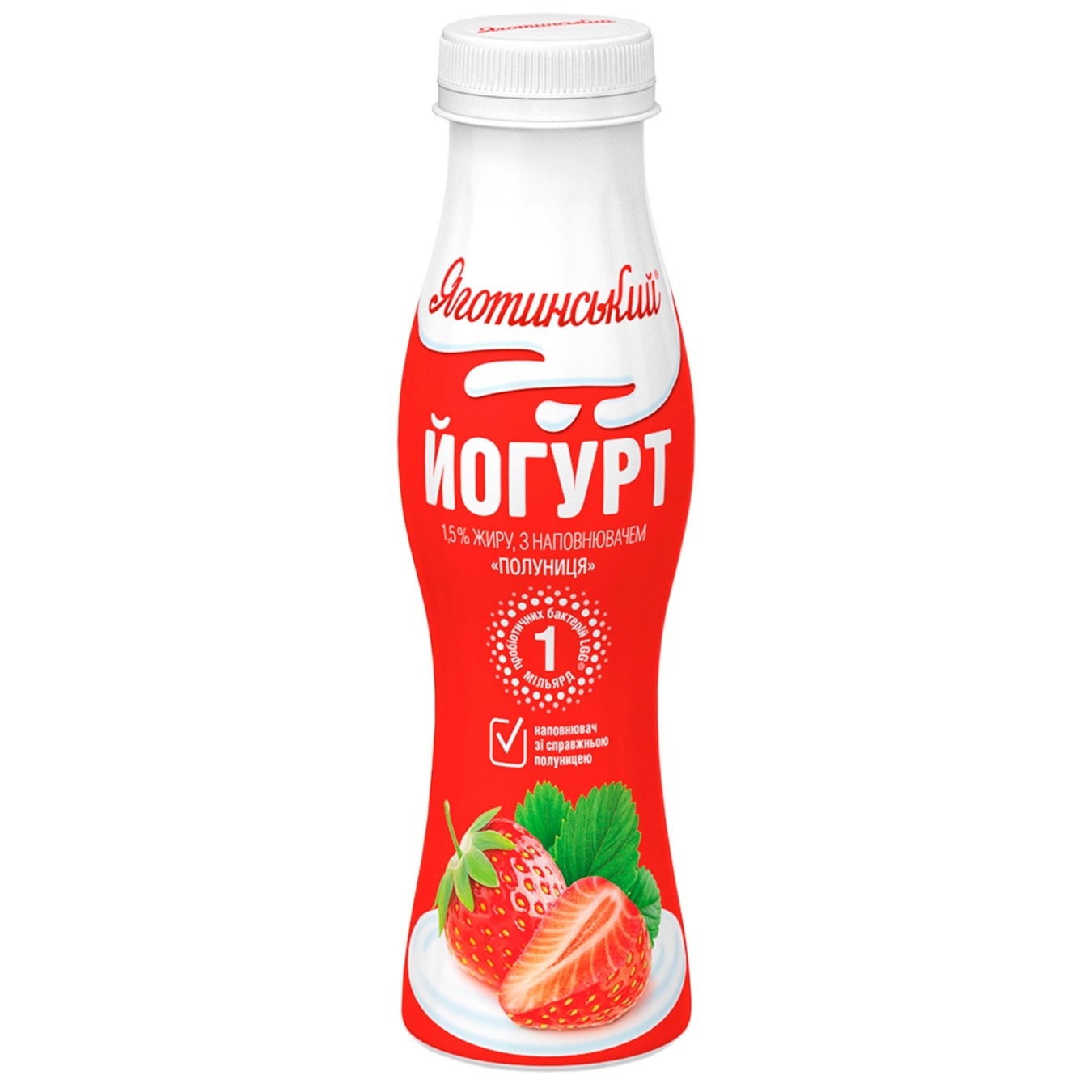 

Йогурт Яготинский клубника 1,5% 270г