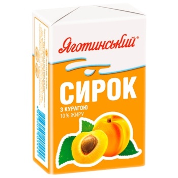 Сирок Яготинський з курагою 10% 90г - купити, ціни на ULTRAMARKET - фото 1