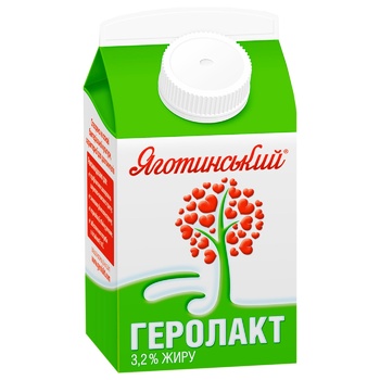 Yagotynskyi Herolakt Sour Milk Drink 3.2% 500g - buy, prices for METRO - photo 1