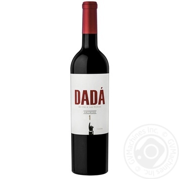 Вино DaDa Art Wine №1 червоне напівсухе 13% 0,75л - купити, ціни на МегаМаркет - фото 1