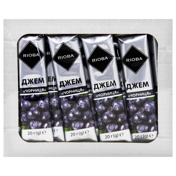 Rioba Blueberry Jam 20g x 30pcs - buy, prices for METRO - photo 2