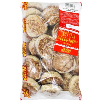 Dobra Vecherya Osoblivi Cutlets Fried 1kg - buy, prices for METRO - photo 1