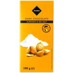 Rioba Dark Chocolate with Almonds and Sea Salt 57% 100g