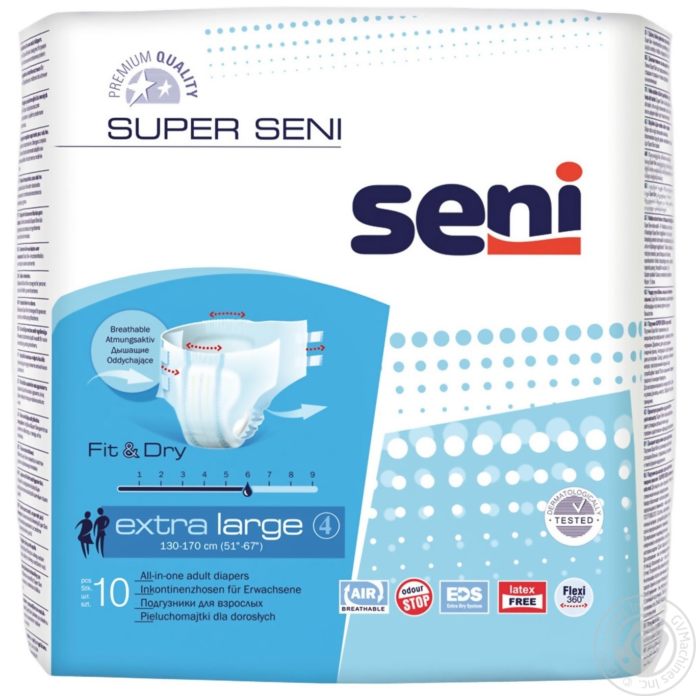 

Підгузки д/дорослих Super Seni Extra Large 10шт*02.18.