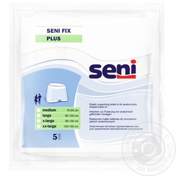 Трусики сiтчастi Seni Fix Plus Medium 5шт - купити, ціни на NOVUS - фото 1