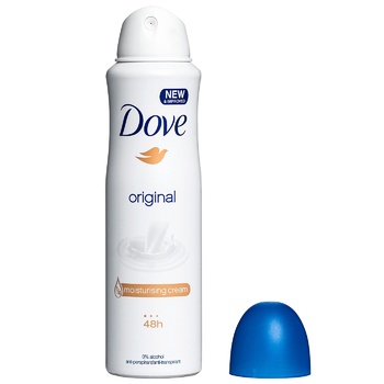 Дезодорант аерозольний Dove Original 150мл - купити, ціни на МегаМаркет - фото 2