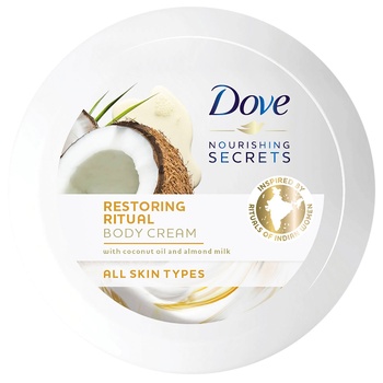 Dove Body Cream with Coconut Oil and Almond Milk 250ml - buy, prices for Auchan - photo 3